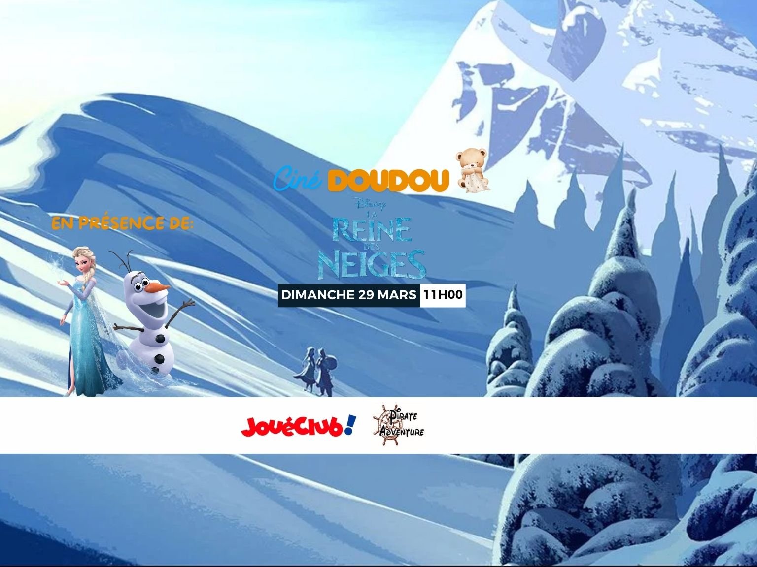 CINÉ-DOUDOU 🧸 : LA REINE DES NEIGES
