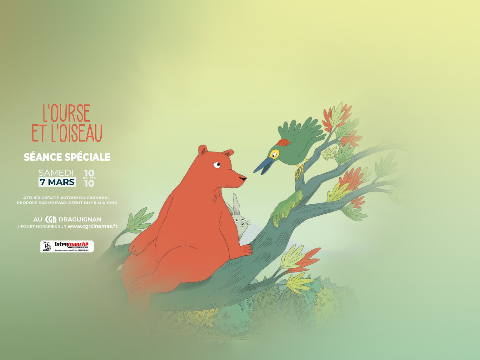 🎭 L'Ourse et l'Oiseau