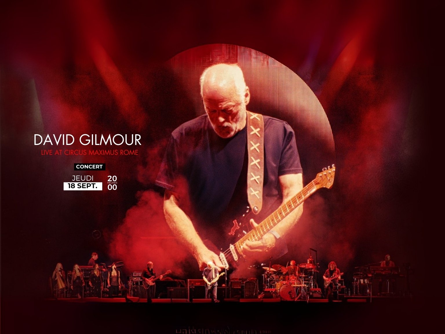 Concert : DAVID GILMOUR LIVE AT THE CIRCUS MAXIMUS  