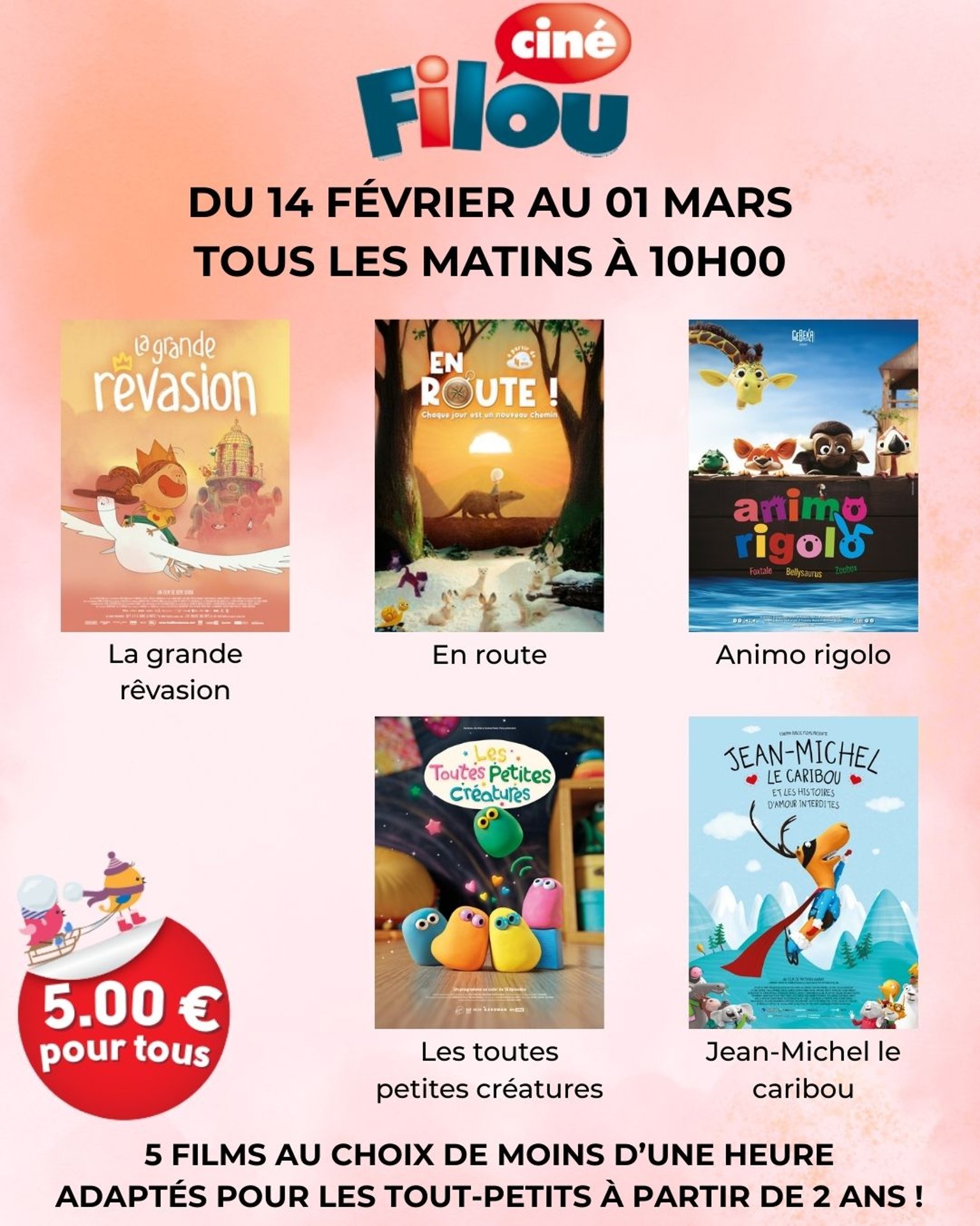 Cinéfilou de février : demandez le programme !