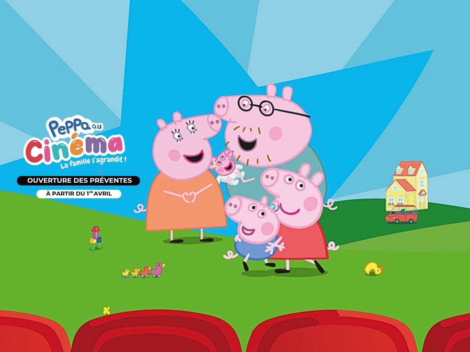 Préventes : PEPPA AU CINÉMA : LA FAMILLE S'AGRANDIT !