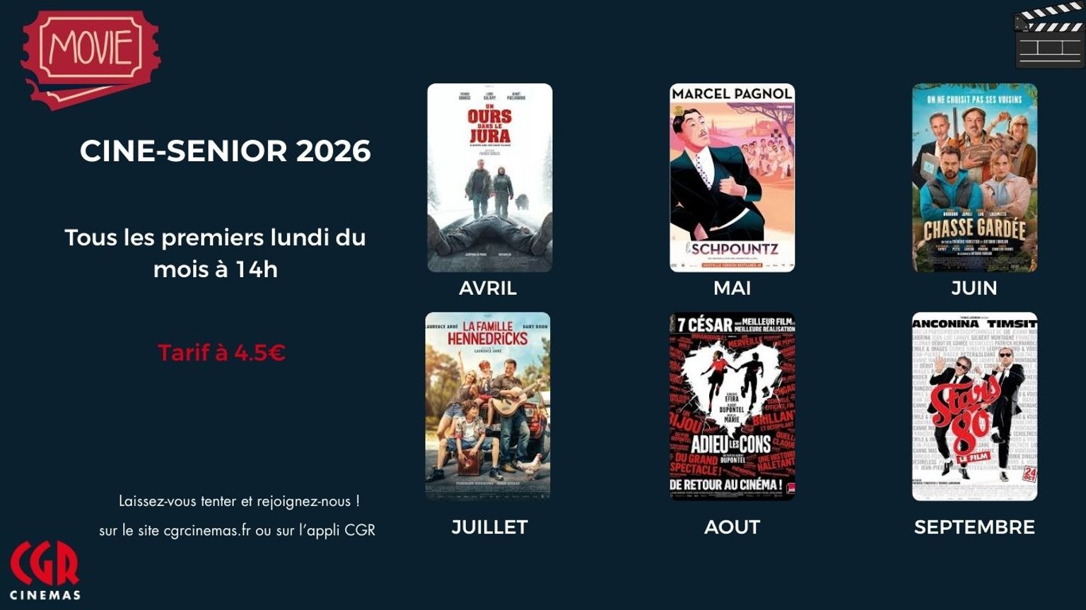 Ciné-Sénior 2026