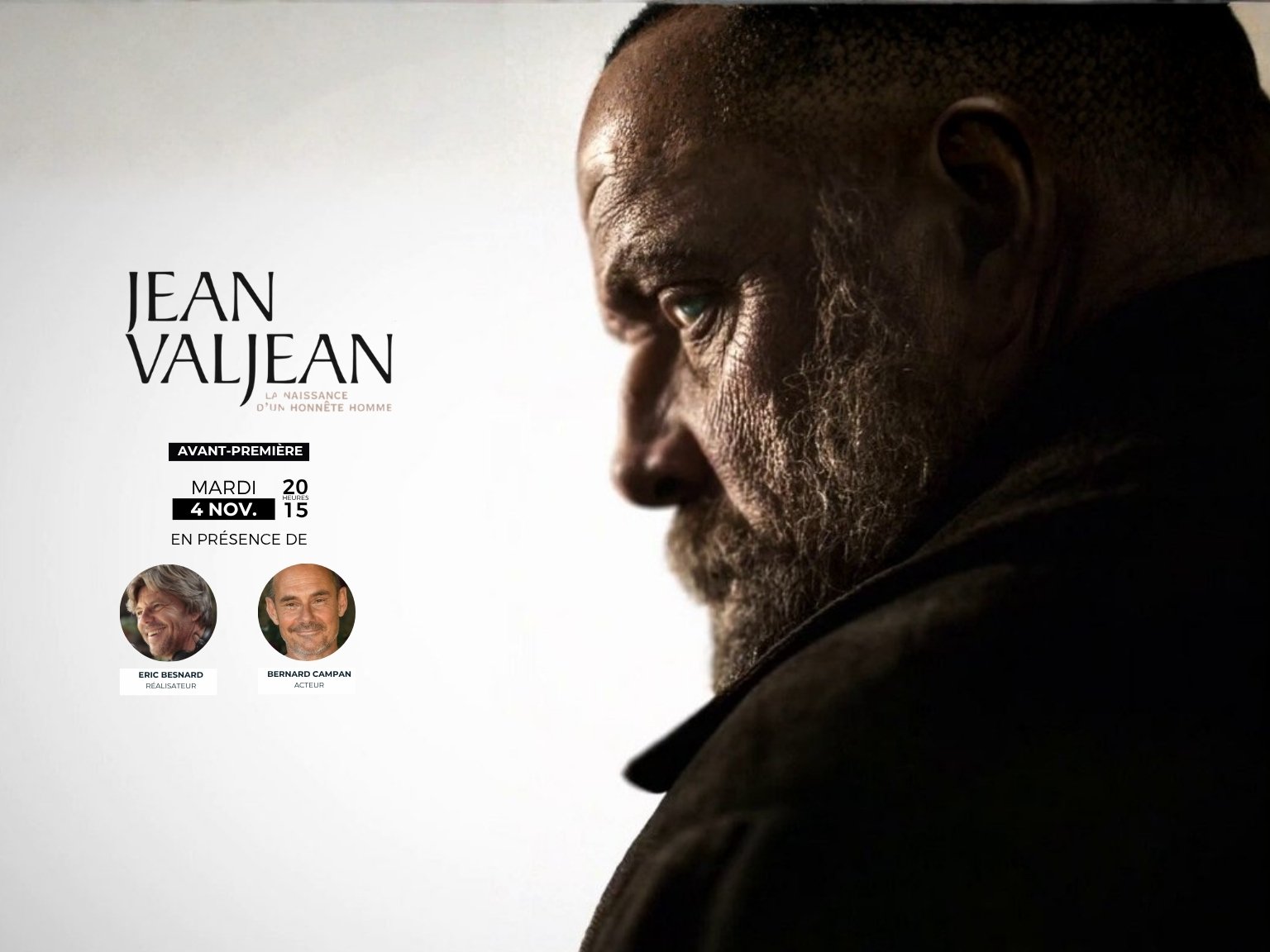 Avant-première : JEAN VALJEAN