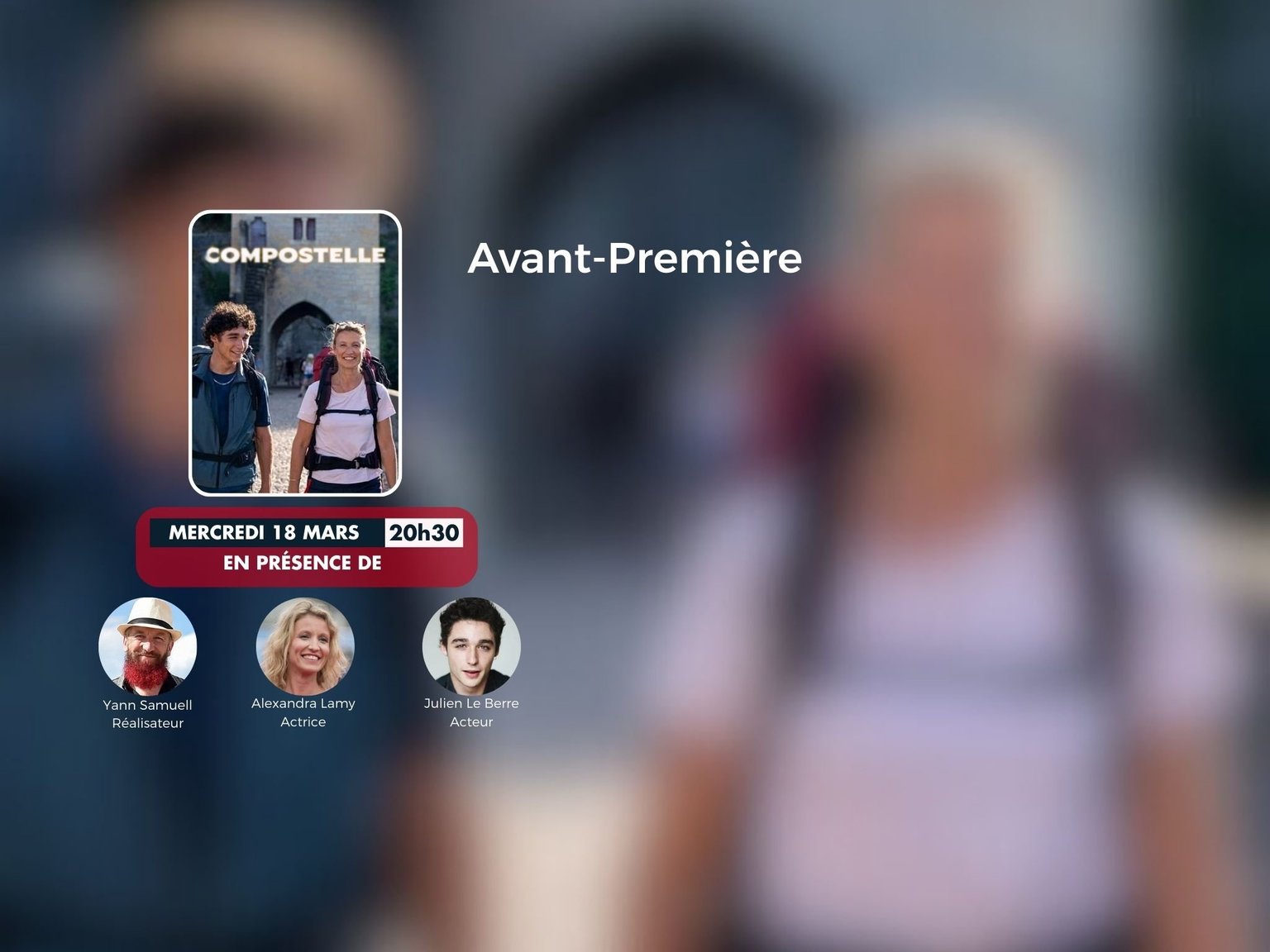 Compostelle - AVP avec équipe du film