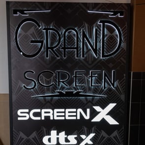 Grand Screen ScreenX Sign