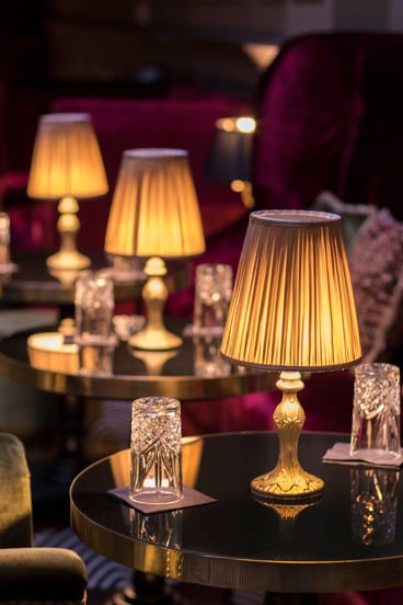 Stella Cocktail Club Lights on Tables