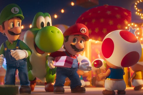 The Super Mario Galaxy Movie Mario, Luigi, Yoshi and Toad