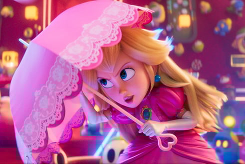 Peach from The Super Mario Galaxy Movie