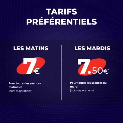 Tarifs préférentiels