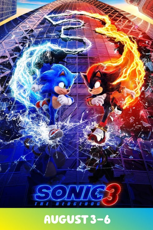 Sonic The Hedgehog 3 Chester & Greenbrier Summer Series August 3-6