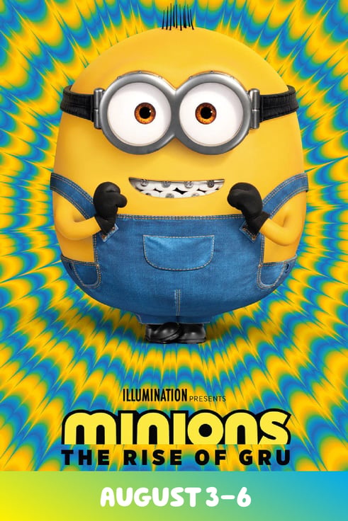 Minions: Rise of Gru Edinburgh Summer Series August 3-6