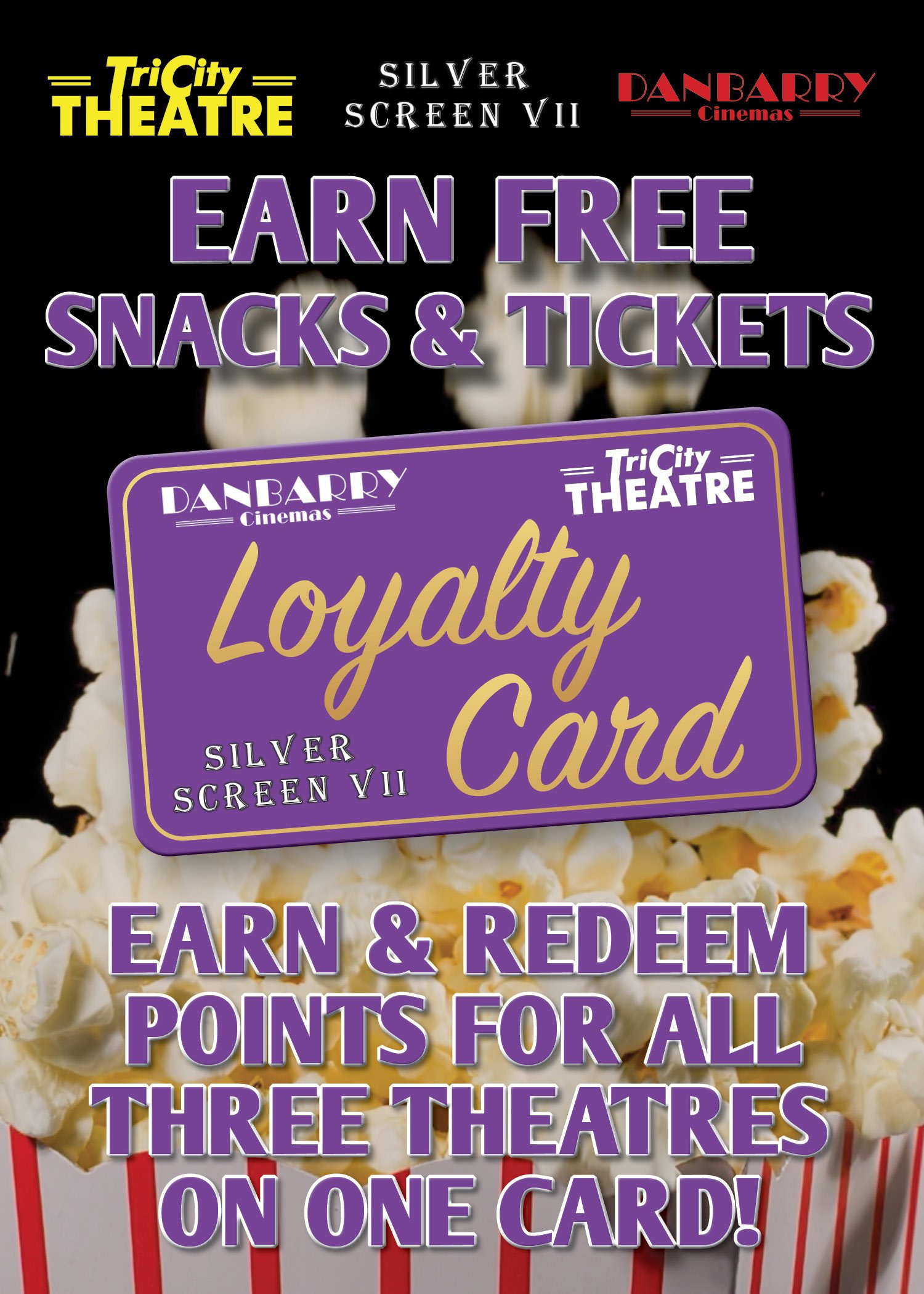 earn free snacks and tickets