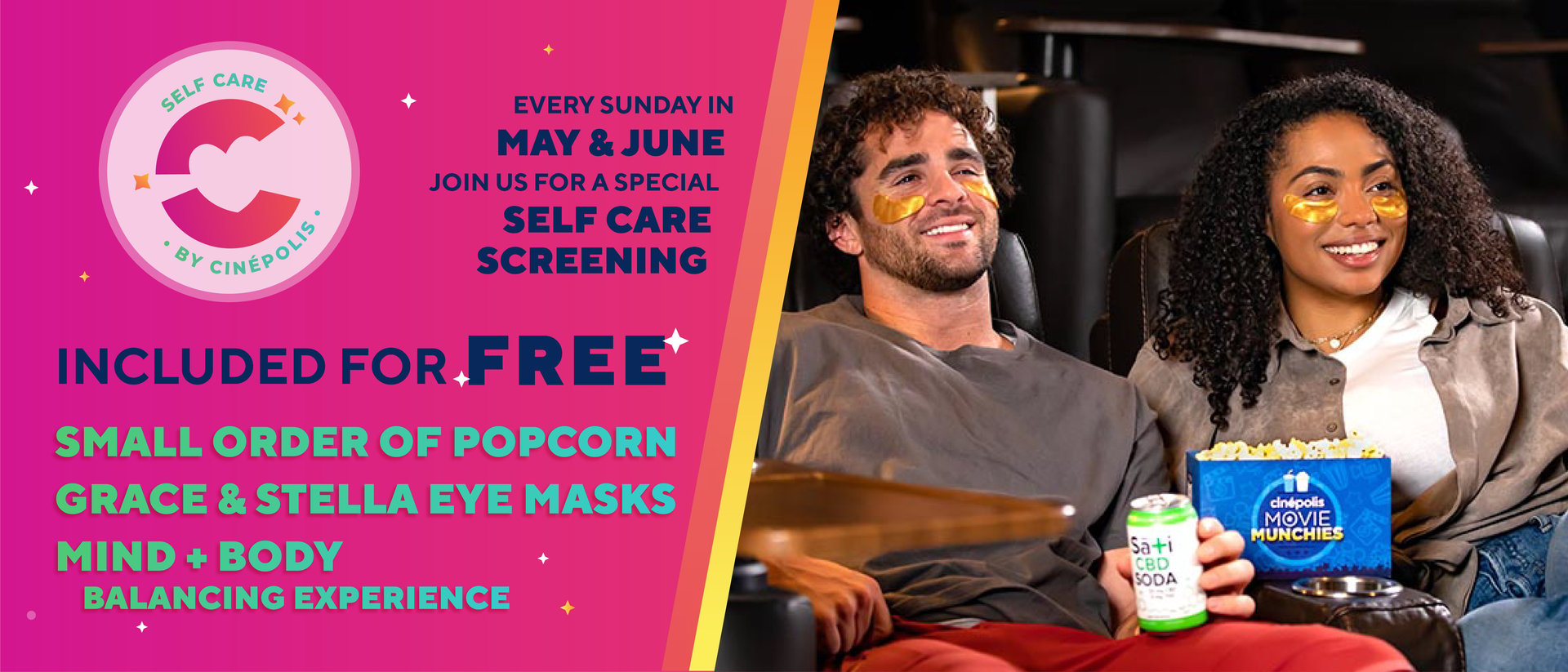 Get tickets for Self Care Sunday Screenings!