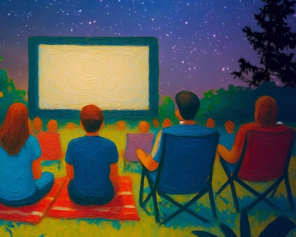 Cinéma en plein air en Dordogne
