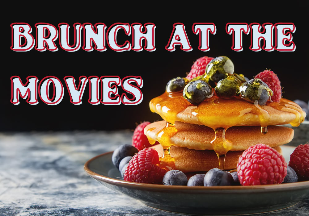 enjoy a delicious 3-course brunch during a new film