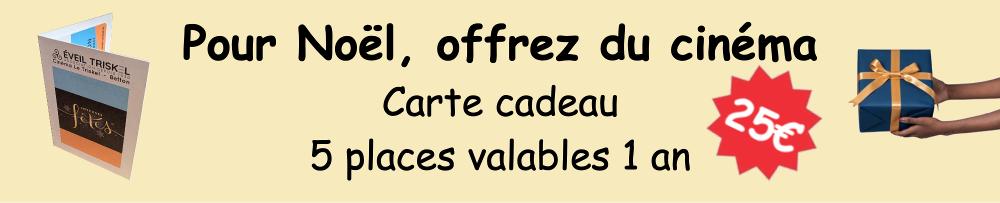 Pour Noël, offrez du cinéma