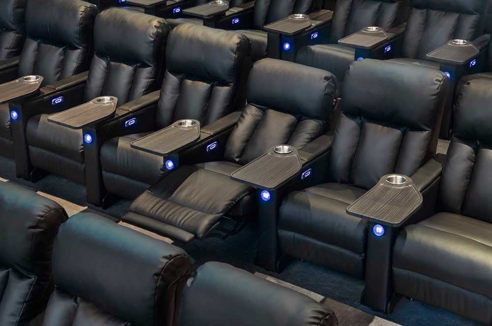 Luxury reclining seats in IMAX at Springdale