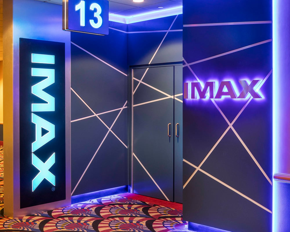 Entrance to Showcase IMAX Auditorium