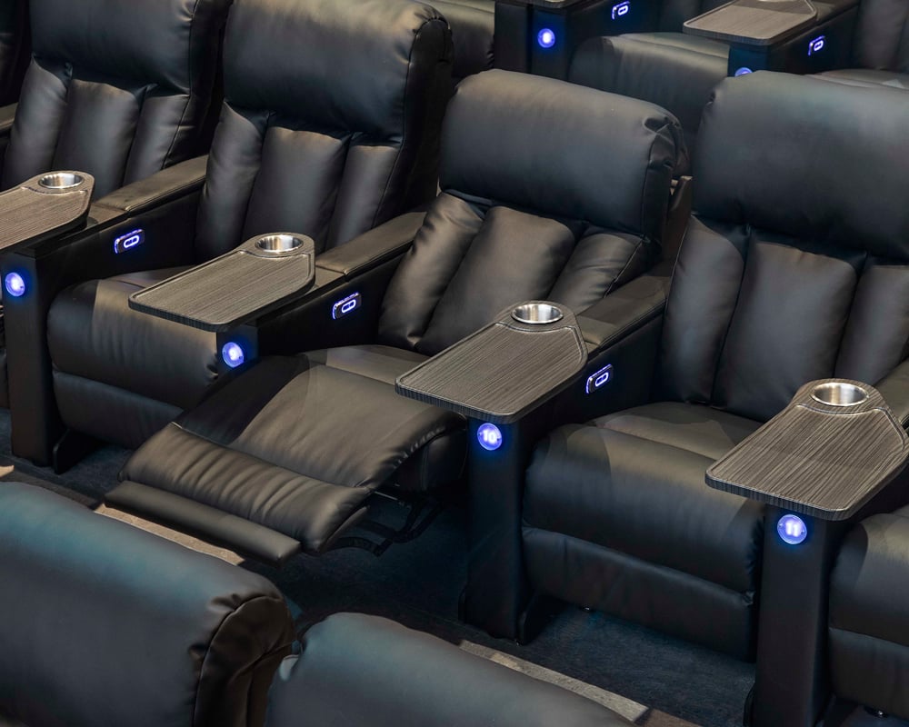 Electric Leather Reclining Seats in IMAX
