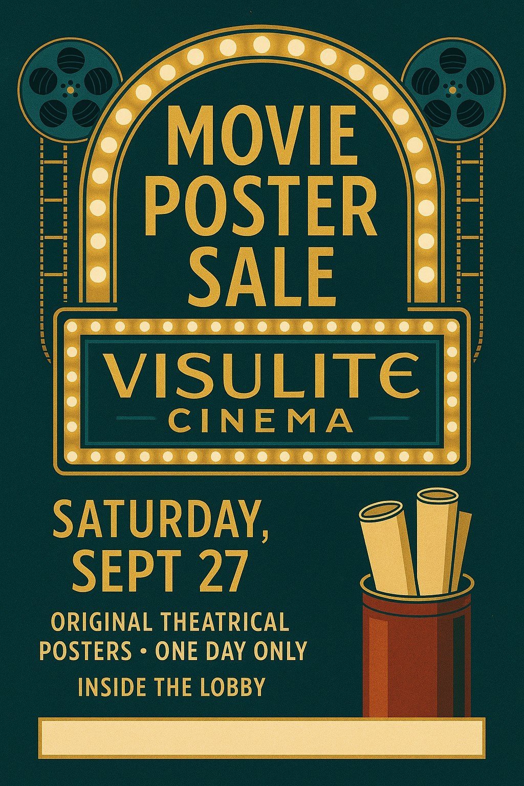 Giant Poster Sale