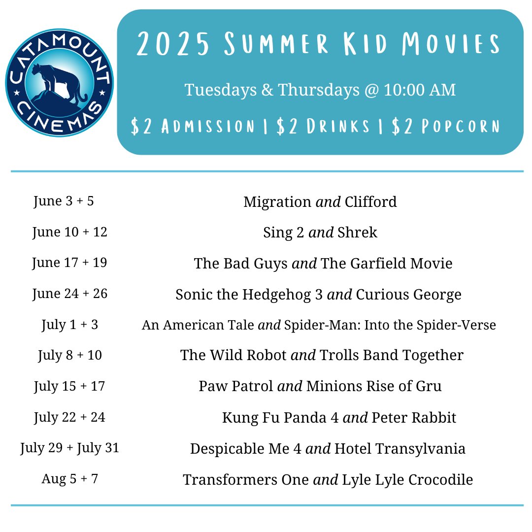 2025 Summer Kid Movies