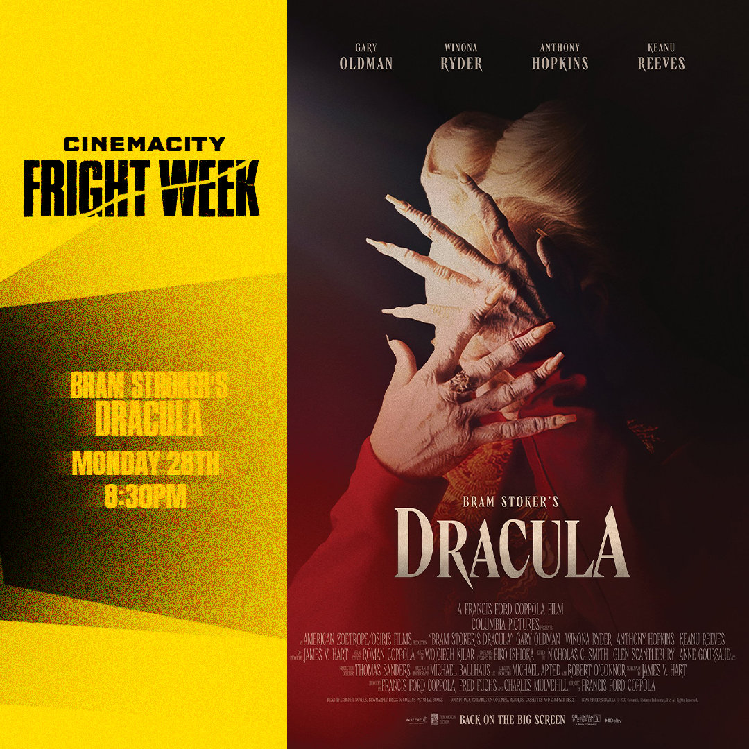 Monday 28th - 8:30PM Bram Stoker's Dracula