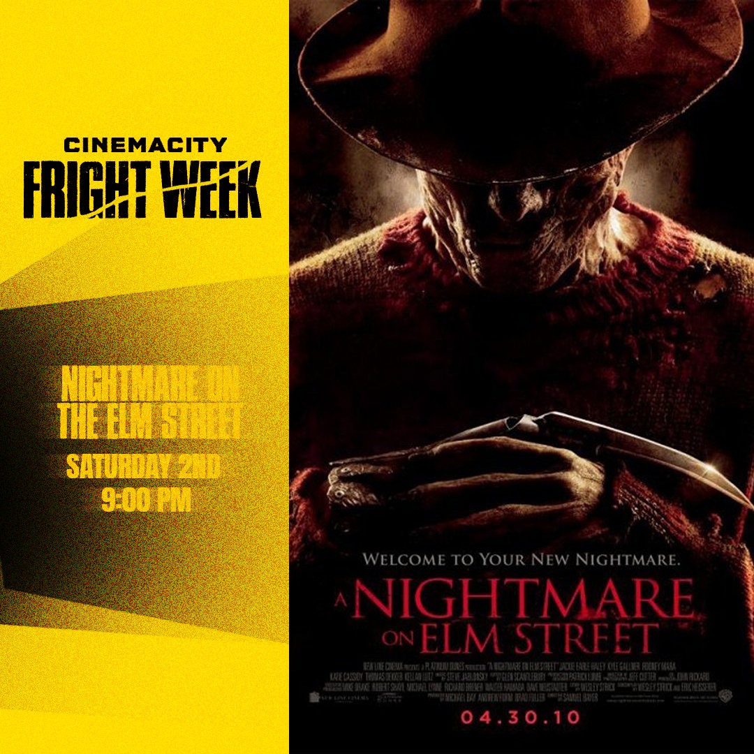 Nightmare on Elm Street: Saturday 2nd 9pm