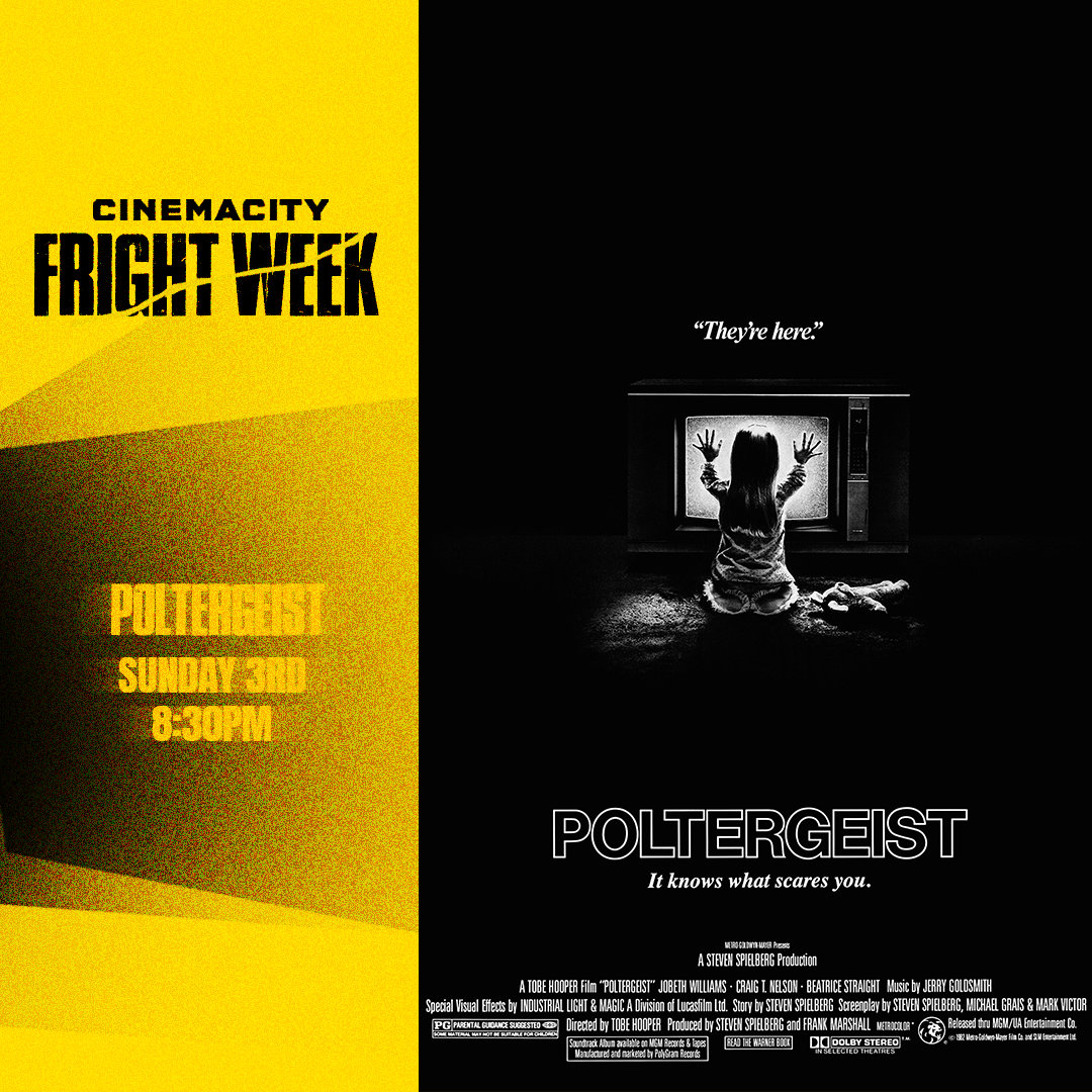 Poltergeist: Sunday 3rd 8:30pm