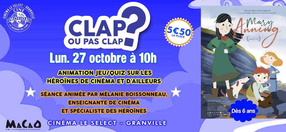 CLAP OU PAS CLAP: MARY ANNING