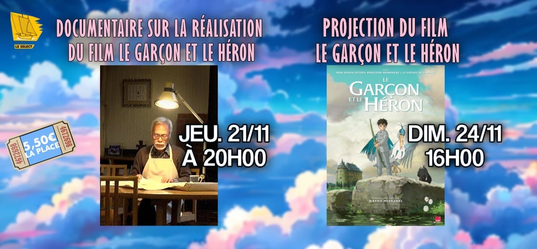 LE GARÇON ET LE HÉRON: DOCUMENTAIRE ET RESSORTIE