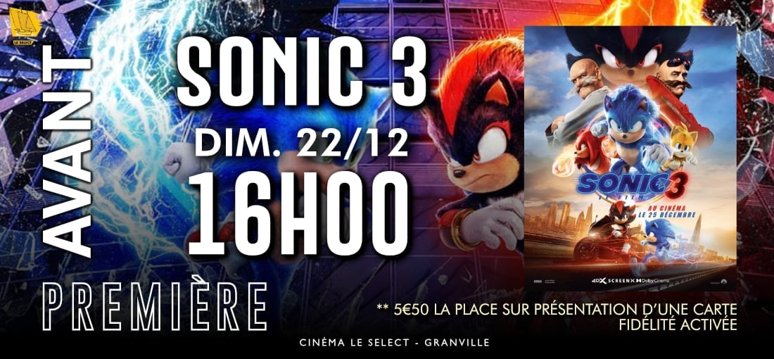 AVANT-PREMIÈRE: SONIC 3