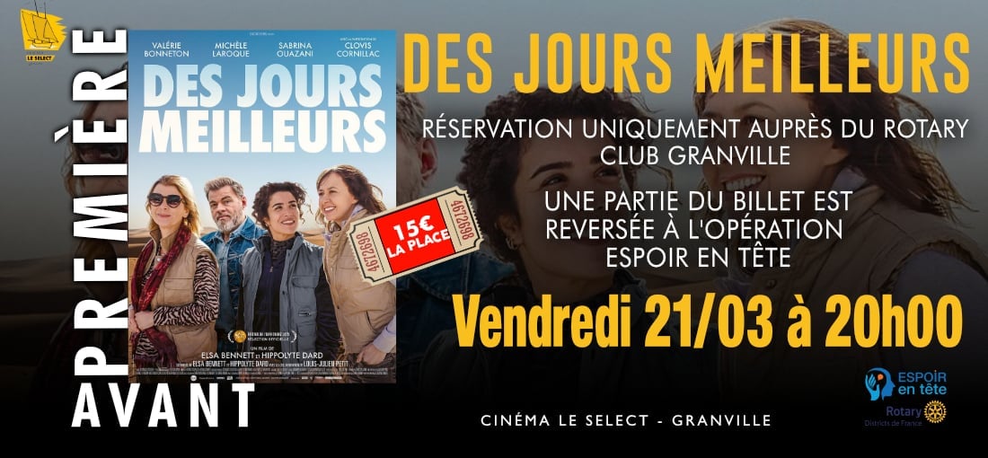 AVANT-PREMIÈRE: DES JOURS MEILLEURS