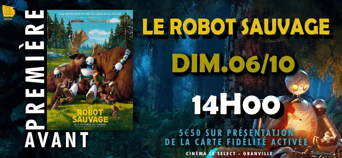 AVANT-PREMIÈRE : LE ROBOT SAUVAGE