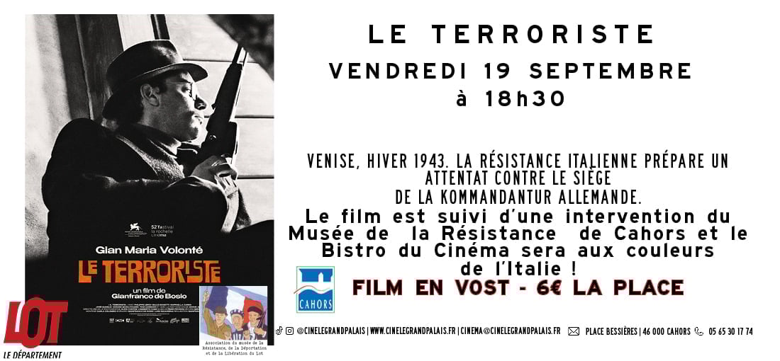 CINÉ DÉBAT AVEC LE FILM LE TERRORISTE