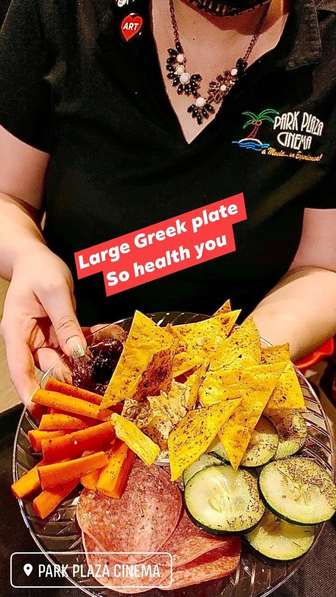 Large Greek Plate (Healthy Option)