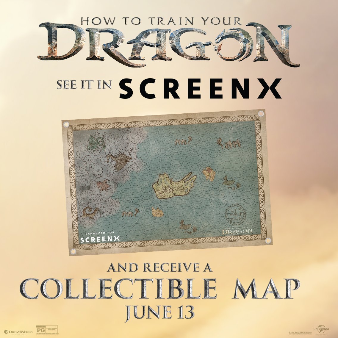 How To Train Your Dragon ScreenX Map