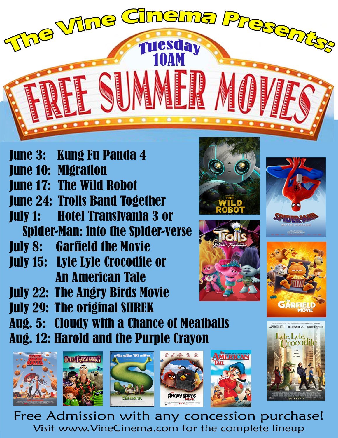 Free Summer Movies!