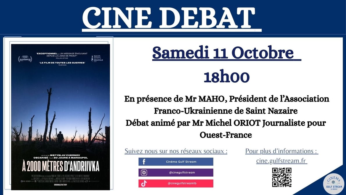 CINE-DEBAT : LE CONFLIT RUSSO-UKRAINIEN