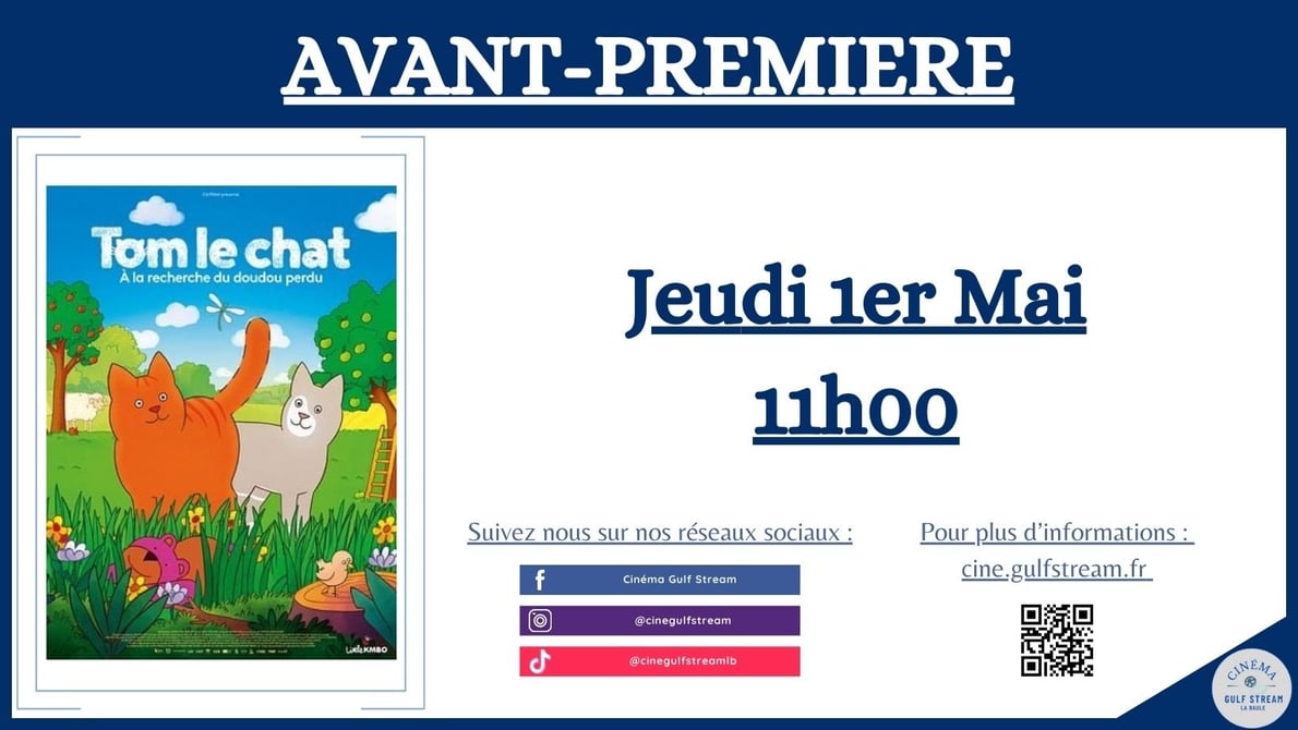AVANT-PREMIERE : Tom Le Chat