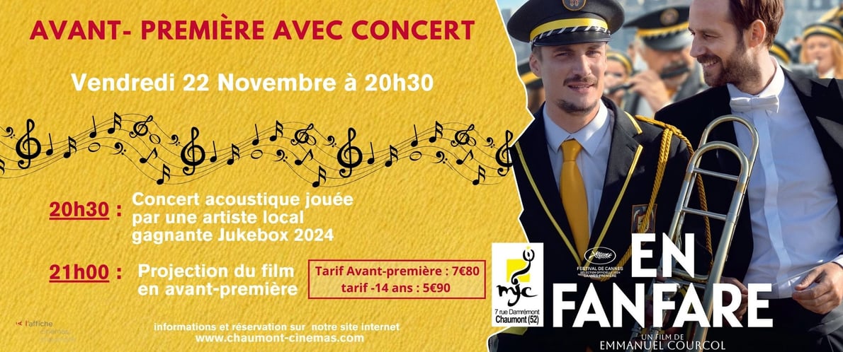 Avant-première concert En fanfare 