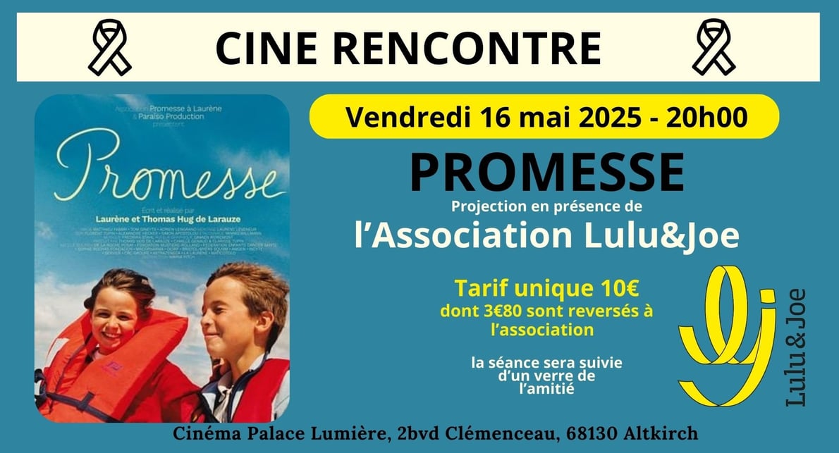 SOIREE RENCONTRE avec l'association LULU&JOE : PROMESSE