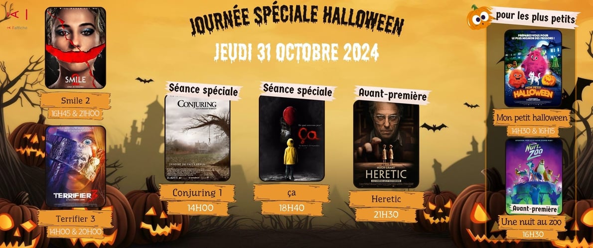 Retrouver notre programmation du 31 Octobre