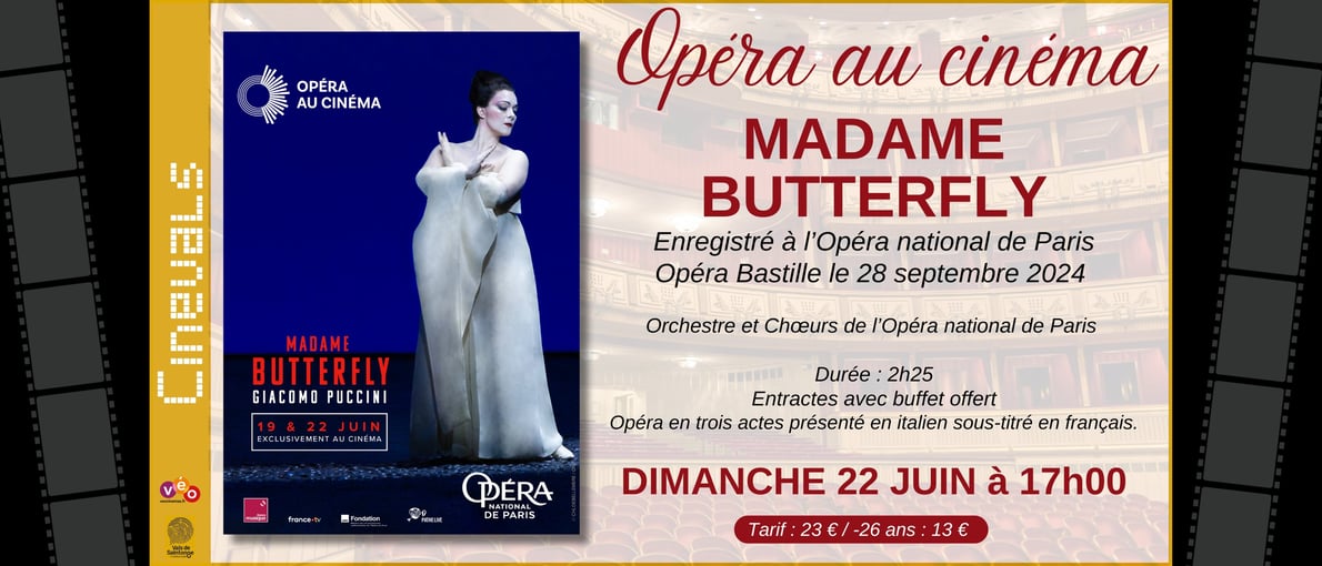 OPERA AU CINEMA : MADAME BUTTERFLY