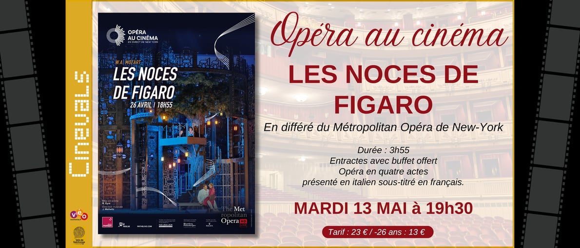 OPERA AU CINEMA : LES NOCES DE FIGARO
