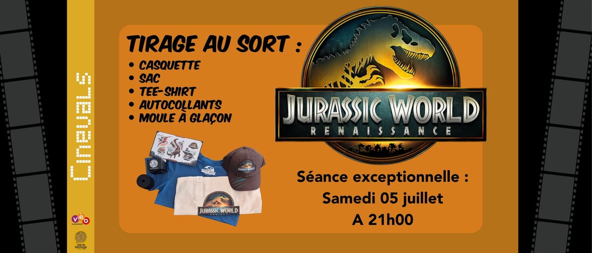 Séance exceptionnelle : tirage au sort pour gagner des goodies Jurassic World