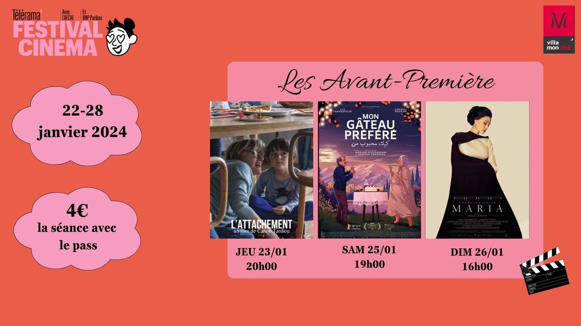 LES AVANT-PREMIÈRES DU FESTIVAL TÉLÉRAMA