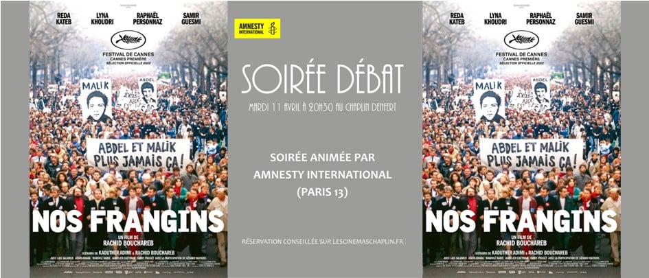 SOIREE DEBAT AMNESTY "NOS FRANGINS"