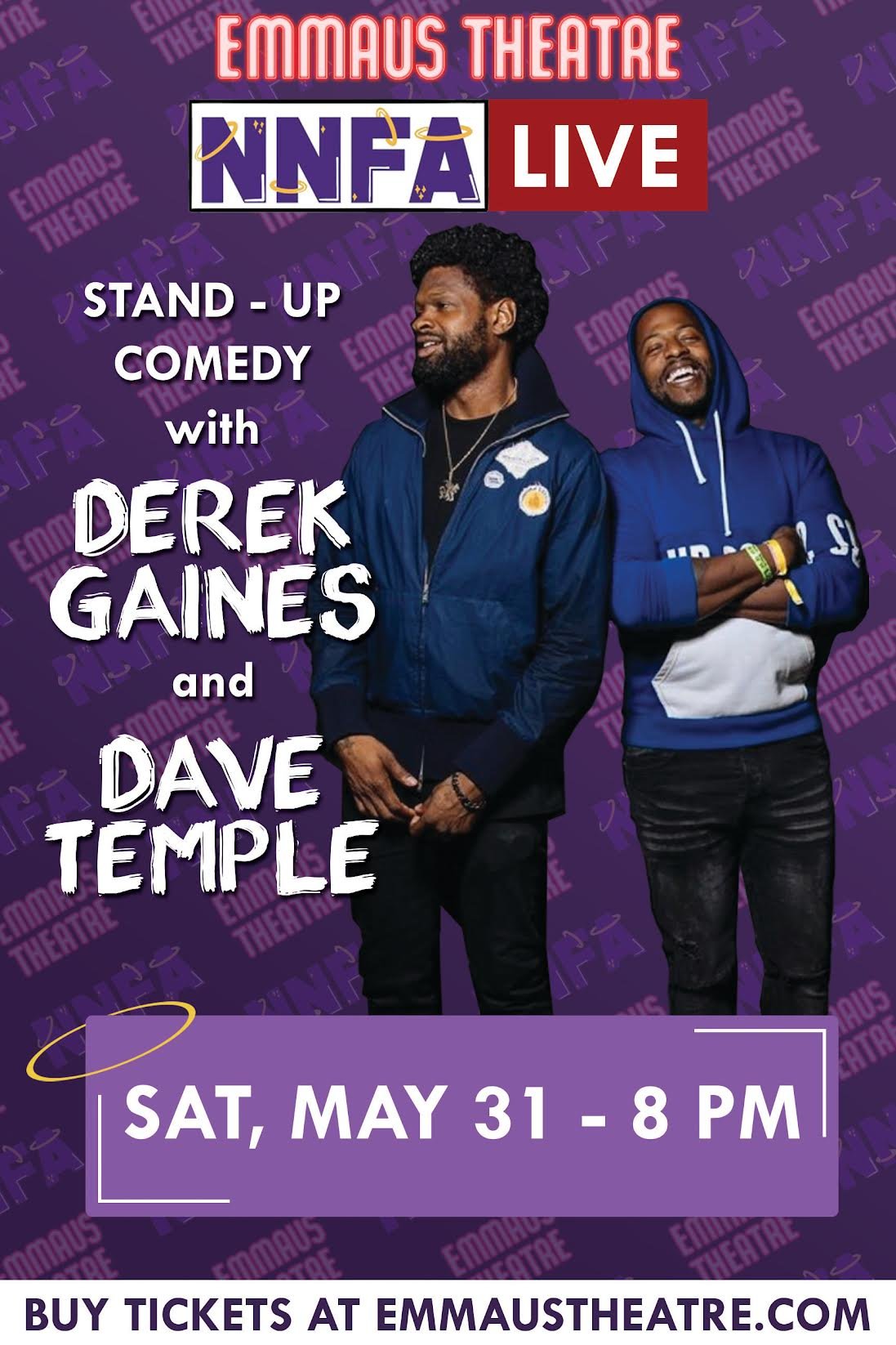 Live Double-Headliner Comedy: Derek Gaines & Dave Temple