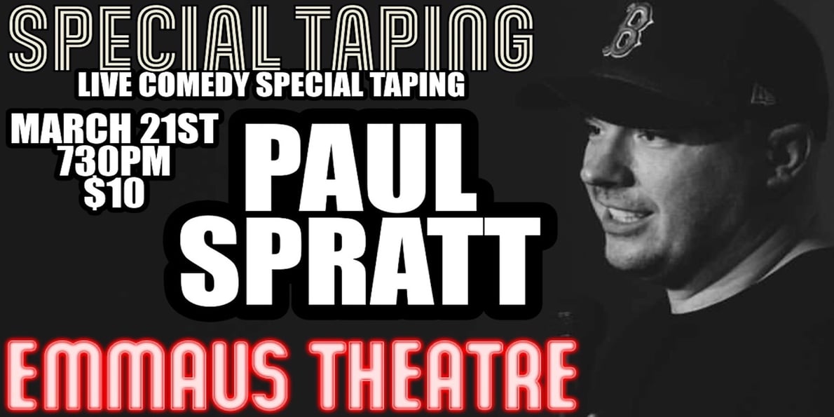 Paul Spratt's Live Comedy Special Taping 