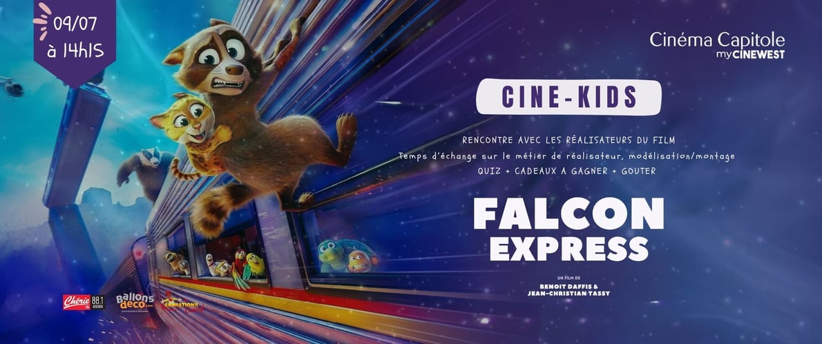 CINE-KIDS I Falcon Express + Rencontre avec les créateurs du film